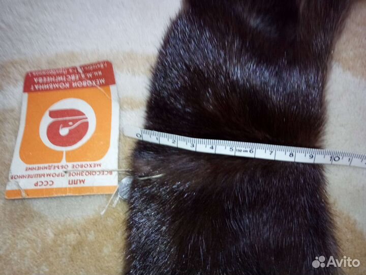 Меховой воротник норка