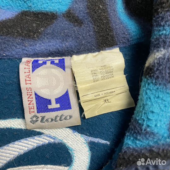 Винтажный Флис Lotto Italy Vintage