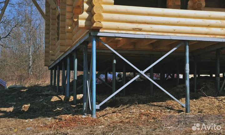 Монтаж винтовых свай под ключ