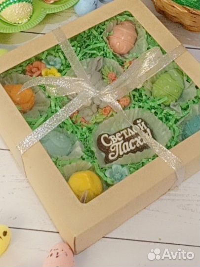 Шоколадные цвети, пасхальные наборы