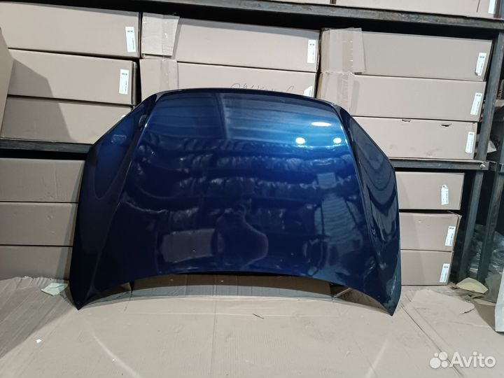 Капот лада гранта - калина 2 синий (персей) 429