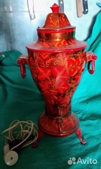 Самовар электрический расписной СССР