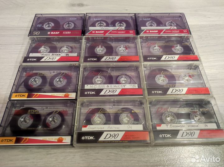 Аудиокассеты с записью