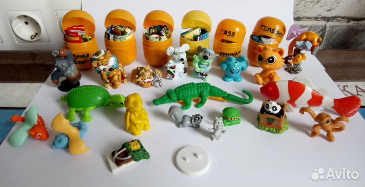 Игрушки киндер 1990-2010 годов сборка и фигурки