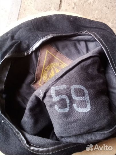 Берет мужской черный