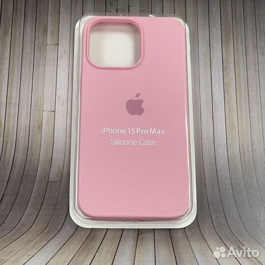 Чехол накладка iPhone 15 Pro Max Розовый