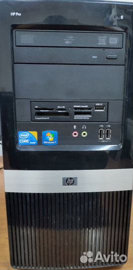 Брендовый системный блок HP PRO I3-3220/4Gb/SSD128