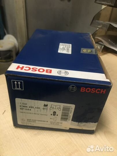 Колодки тормозные mercedes sprinter 209-524 06/VW