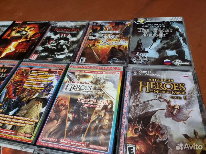 Много игр для пк на DVD не лицензия