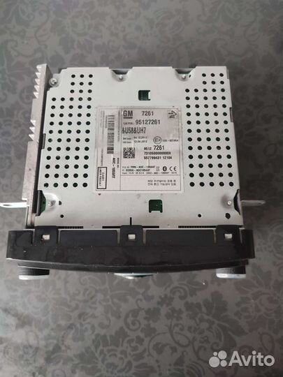 Магнитола chevrolet aveo т300 с рамкой