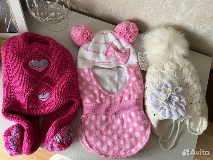 Шапки новые детские