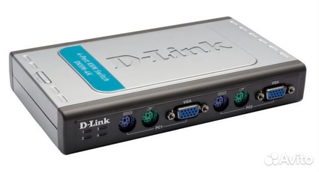4-портовый KVM-переключатель с портами VGA и PS/2