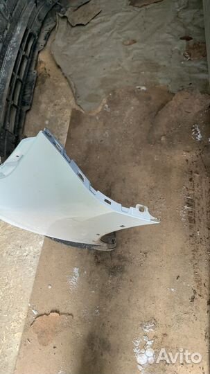 Передний бампер на mitsubishi outlander 3