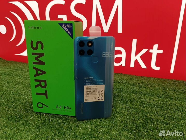 Infinix Smart 6, 2/32 ГБ