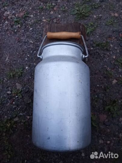 Новый ретро бидон СССР алюминий