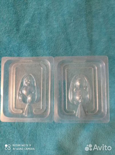 Пластиковая форма зайка 3D