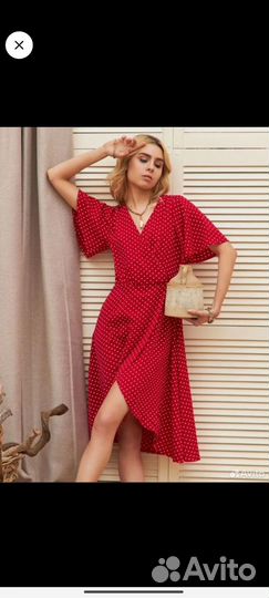 Платье женское на запах 48-50