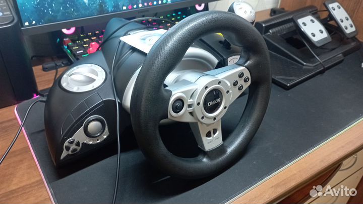 Игровой руль Dialog GW-255VR CyberPilot