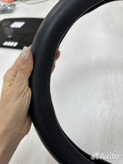 Чехол на руль кожаный