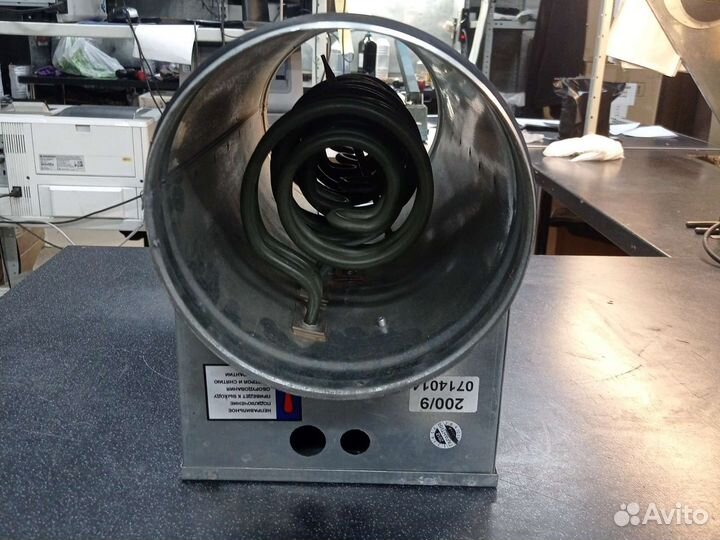 Канальный электрический воздухонагреватель