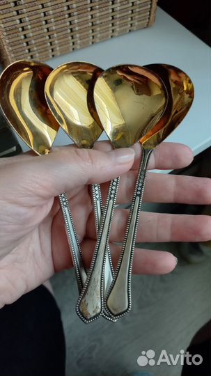 Ложки кофейные мельхиор