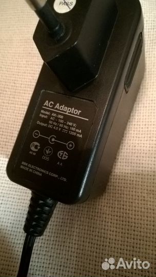 AC adapter AK 300 (4.5v.1200ma)