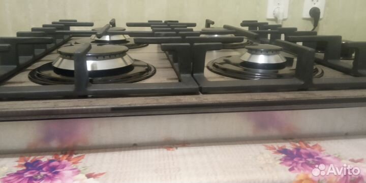 Газовая варочная панель 4 конфорки гефест