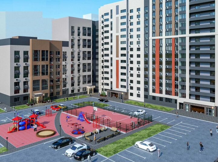 3-к. квартира, 68,7 м², 2/24 эт.