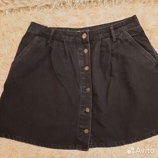 Джинсовая юбка zara(L)