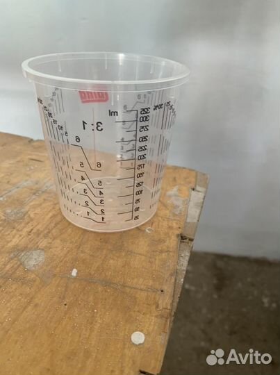 Пластиковые измерительные стаканы для краски