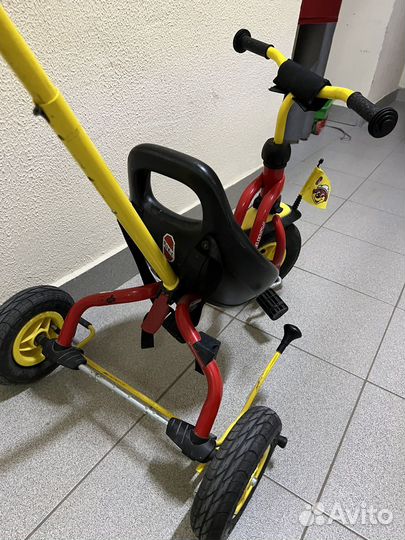 Трехколесный велосипед puky с ручкой