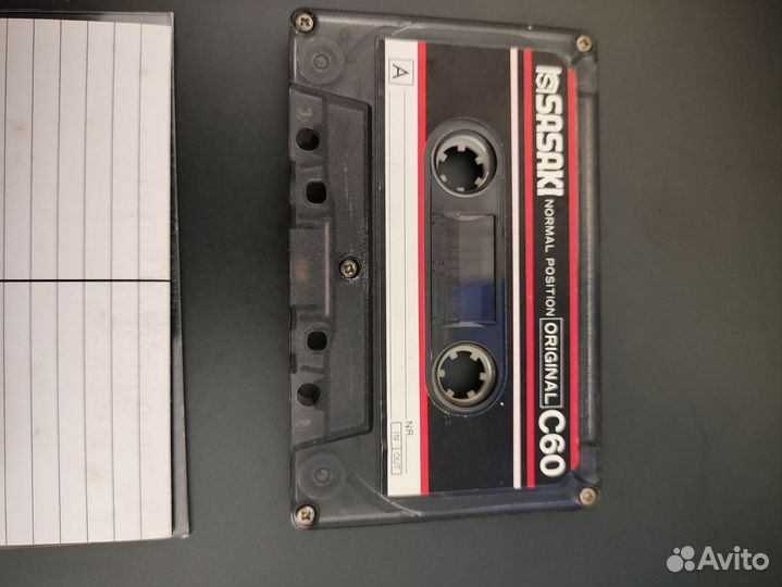 Аудиокассета sasaki (oem denon, columbia)