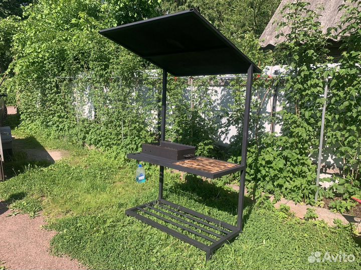 Мангал в стиле лофт