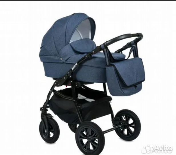Коляска 2в1 Alis berta синяя