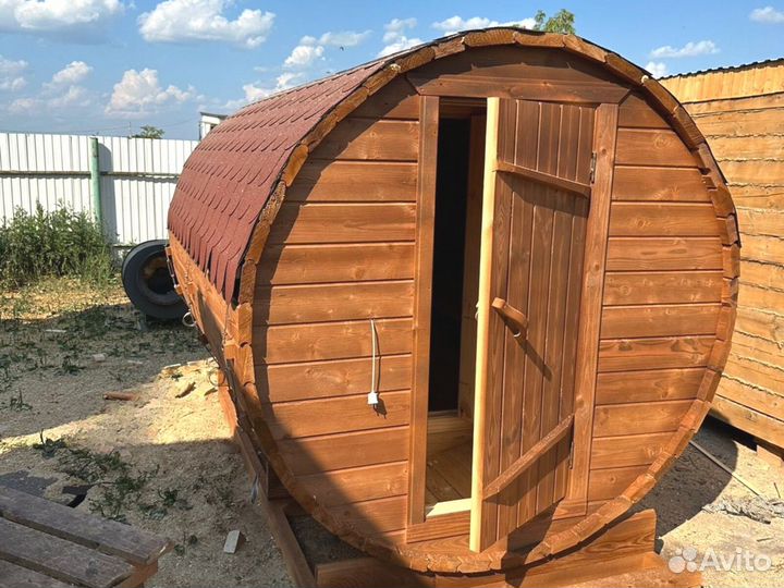 Баня-бочка от производителя