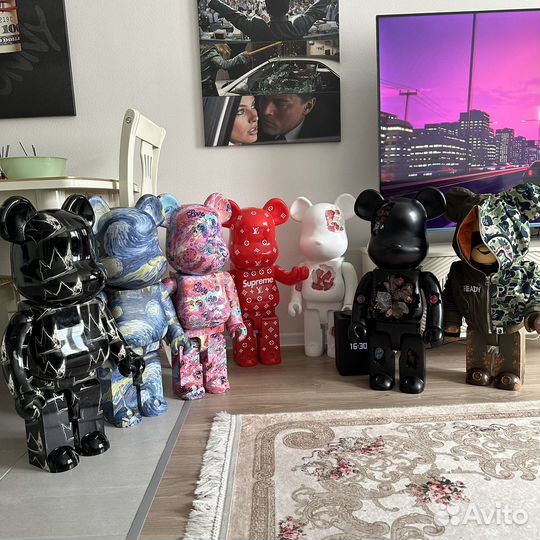 Медведи bearbrick 70 см коллекционные