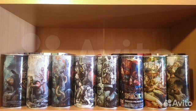 Пивные банки faxe жигули барное и прочие