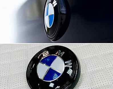 Эмблема крышки багажника черная BMW X5 F15/X6 F16
