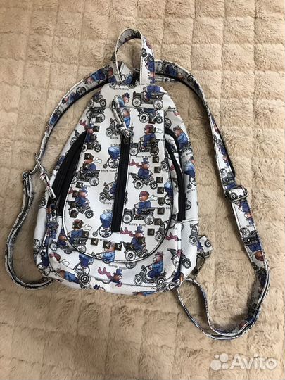 Рюкзак кожаный для девочки