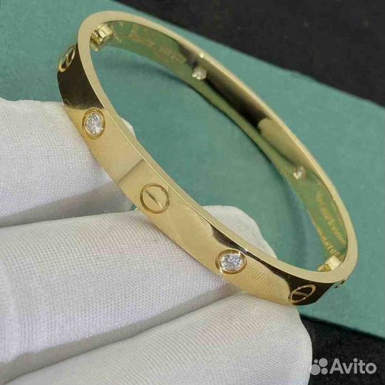 Браслет Cartier Love из желтого золота 0,35ct