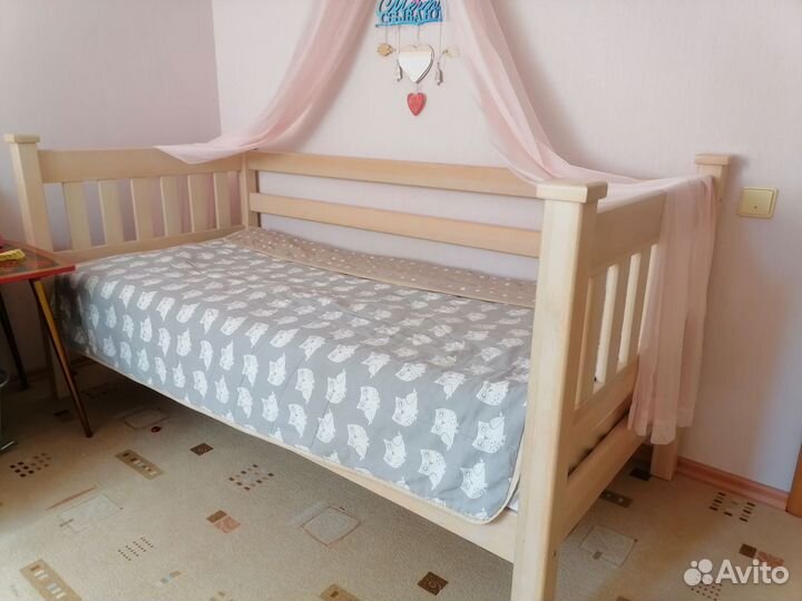 Кровать массив березы 90х190