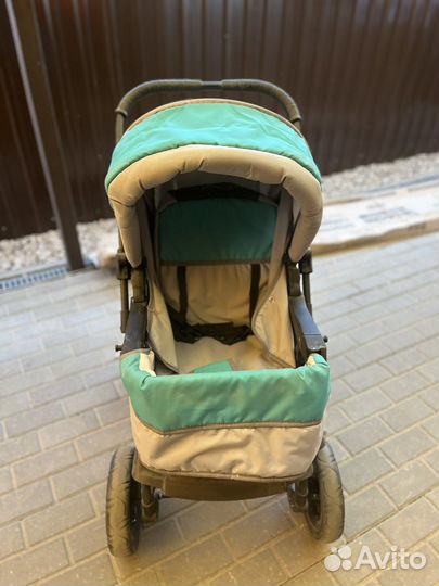Коляска 2 в 1 (на запчасти - колеса, чехлы)