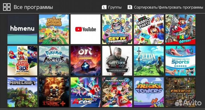 Nintendo switch oled 256гб hwfly v6 ребол