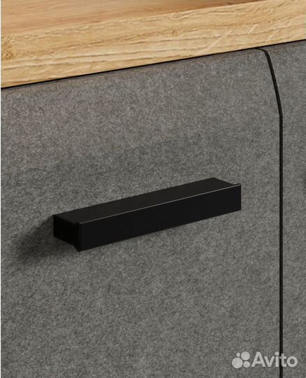 Тумба подвесная Грейс RTV1D2S дуб наварра/графит