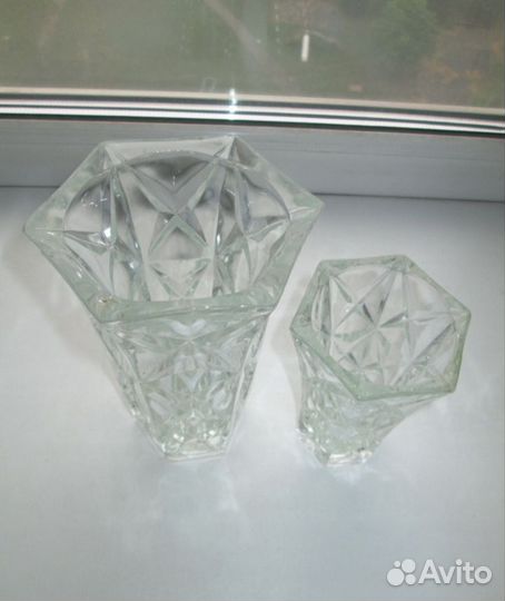 Ваза.вазочка -2 шт одним пакетом,СССР