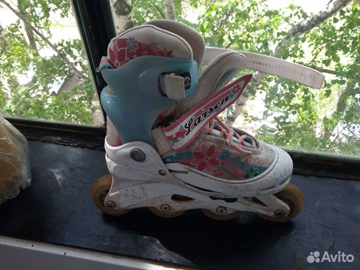Роликовые коньки детские раздвижные