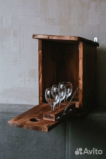 Мини бар из дерева