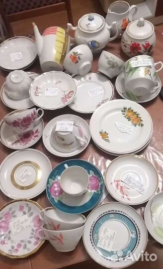 Части советских сервизов