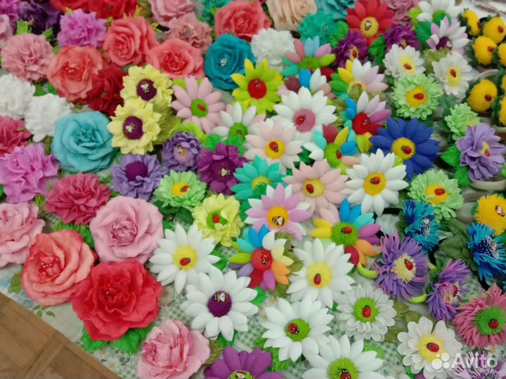 Заколочки, резиночки, ободки все в наличие