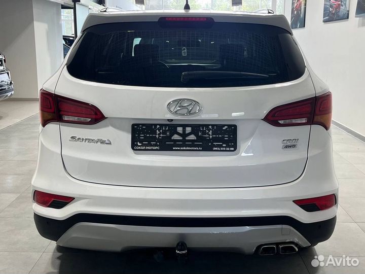 Hyundai Santa Fe 2.2 AT, 2016, 114 000 км